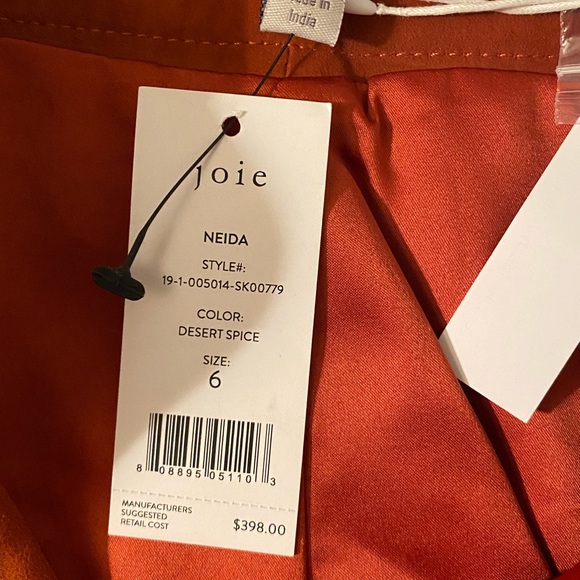 Joie Neida Leather Skirt in Desert Spice - Picture 7 of 8